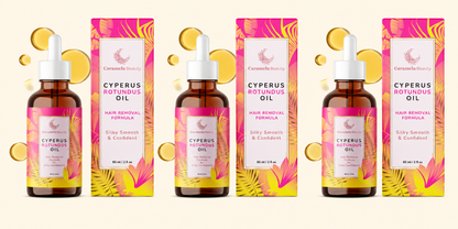 Hair Removal Oil with Natural Ingredients - Cyperus Rotundus Oil for Silky Skin